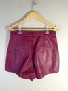 Shorts Tannerie couro