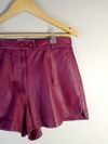 Shorts Tannerie couro