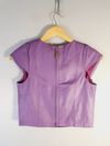 Blusa tassia Ely couro
