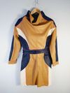 Vestido Juliana Sanmartin couro