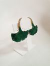 Brinco Silvia Furmanovich Ginkgo Biloba ouro 