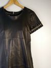 Vestido Tassia Ely couro