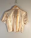 Camisa Tassia Ely couro