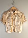 Camisa Tassia Ely couro