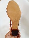 Sandália Alexandre Birman Donna Woven 90 Guava/Rum
