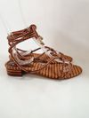 Sandália Alexandre Birman Donna Woven 90 Guava/Rum