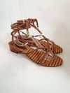 Sandália Alexandre Birman Donna Woven 90 Guava/Rum