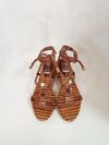 Sandália Alexandre Birman Donna Woven 90 Guava/Rum