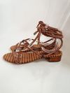Sandália Alexandre Birman Donna Woven 90 Guava/Rum