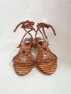 Sandália Alexandre Birman Donna Woven 90 Guava/Rum