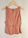 Blusa AT couro