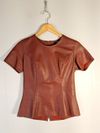 Blusa St Trois couro