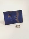 Anel Pisom ouro branco 18K