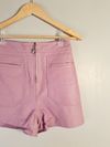 Shorts Juliana Sanmartin couro