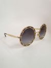 Óculos Dolce & Gabbana Round Rhinestone