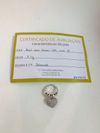 Anel Clarice Sukiennik ouro branco 18K
