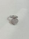 Anel Clarice Sukiennik ouro branco 18K