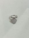 Anel Clarice Sukiennik ouro branco 18K