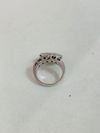 Anel Clarice Sukiennik ouro branco 18K