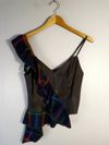 Blusa Juliana Sanmartin couro