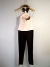 Conjunto Juliana Sanmartin couro