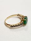 Anel Branca Dadda ouro amarelo 18K