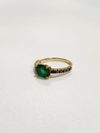 Anel Branca Dadda ouro amarelo 18K