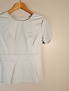 Blusa Tassia Ely couro
