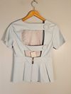 Blusa Tassia Ely couro