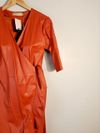 Vestido Tassia Ely couro