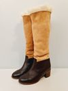 Bota Chanel Interlocking Riding