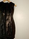 Vestido Juliana Sanmartin couro