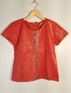 Blusa Nerto couro