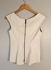Blusa Vanilla Couro