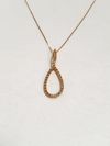Colar e pingente ouro amarelo 18K