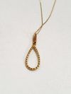 Colar e pingente ouro amarelo 18K