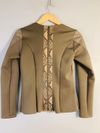 Blusa Juliana Sanmartin couro
