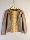 Blusa Juliana Sanmartin couro