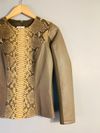 Blusa Juliana Sanmartin couro
