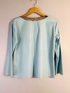 Blusa Juliana Sanmartin couro