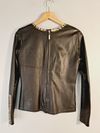 Blusa Tassia Ely couro