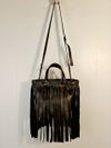 Bolsa Balenciaga Laundry Cabas Tote Fringe