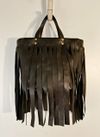 Bolsa Balenciaga Laundry Cabas Tote Fringe