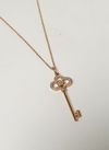 Colar Tiffany & Co. Keys Mini Crown ouro amarelo 18K