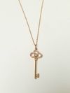Colar Tiffany & Co. Keys Mini Crown ouro amarelo 18K