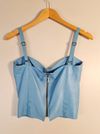 Blusa Tais Peretto Couro