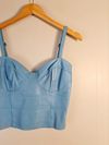 Blusa Tais Peretto Couro