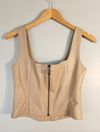 Blusa Tais Peretto Couro