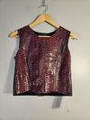 Blusa Couro Python
