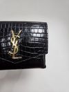 Carteira Saint Laurent Crocco